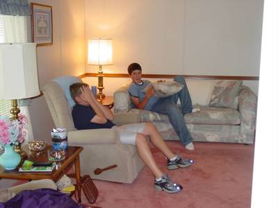 Granma and Granpa 2003 At the River 024